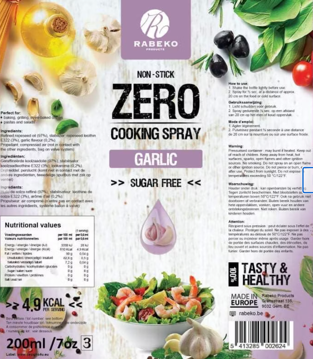 SPRAY CUISSON RABEKO 200ml