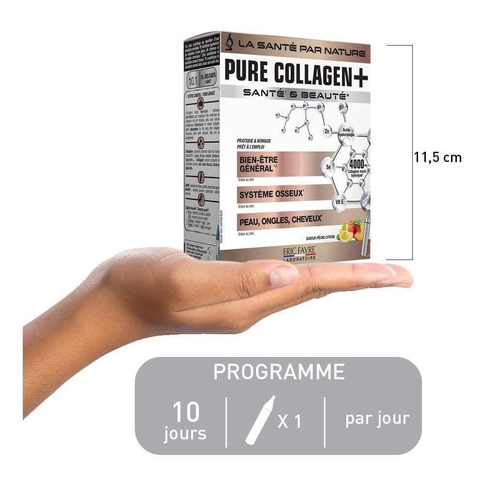 PURE COLLAGENE MONO-DOSE (Goût pêche-citron)
