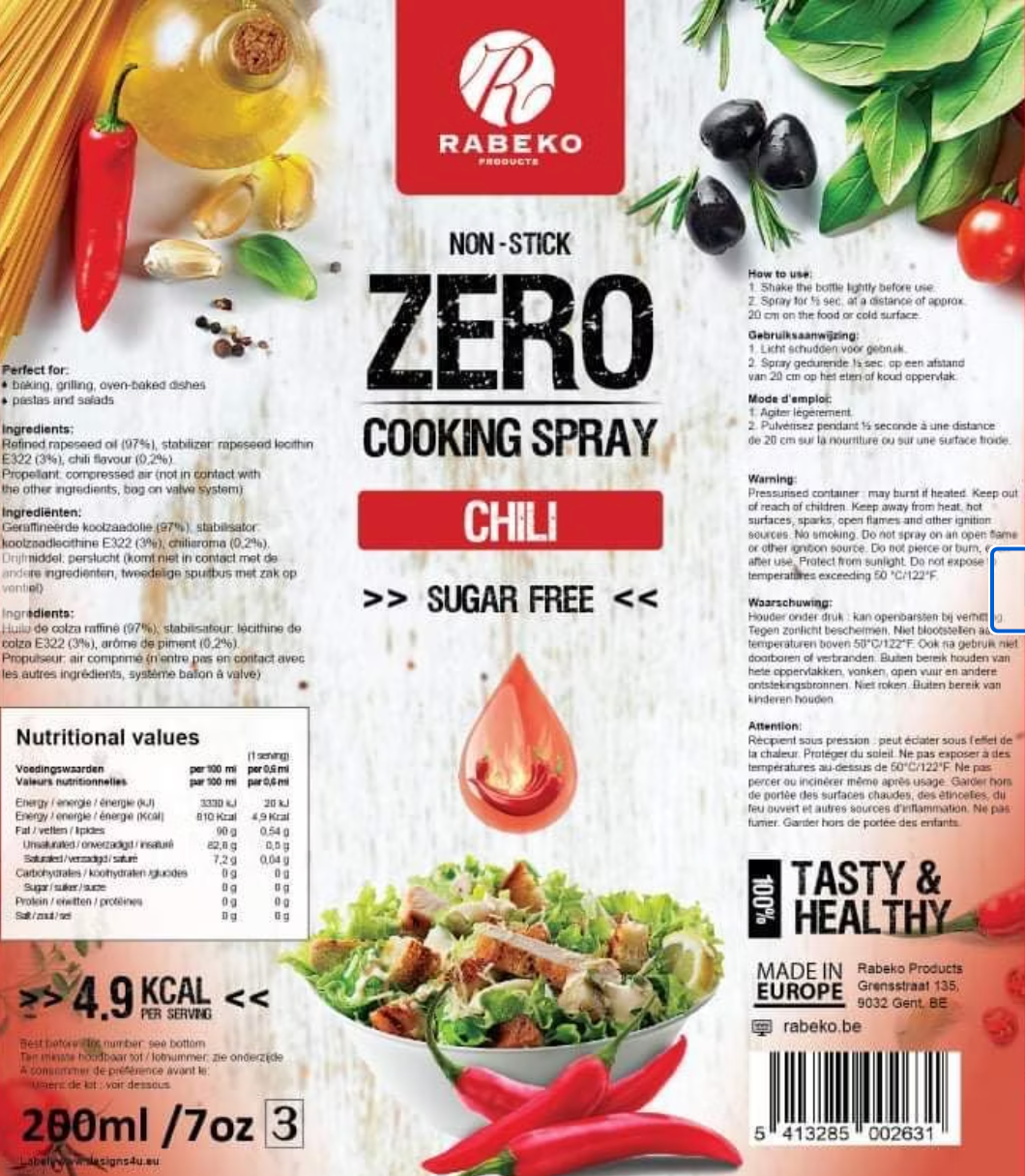 Spray Cuisson Rabeko 200 ml