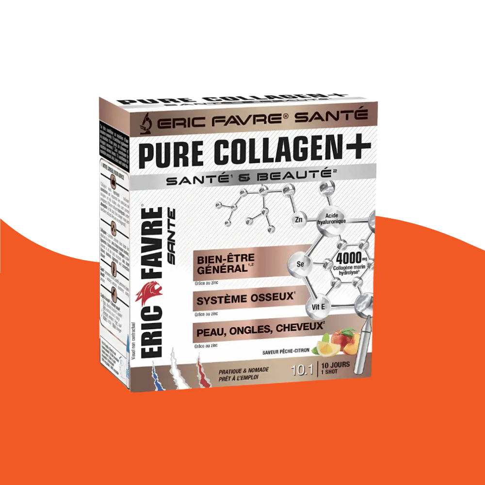 PURE COLLAGENE MONO-DOSE (Goût pêche-citron)